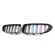 Ніздрі решітки радіатора переднього бампера BMW 4 series F32/F33/F36/F80/F82/F83 2013-2020 Black 2BAR colour - зображення 1