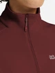 Спортивная кофта женская Jack Wolfskin Astrotrail Fz W A65848-J0211 M Бордовая (4064886781572) - изображение 4