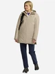 Парка демисезонная женская Jack Wolfskin Heidelstein 2 Ins Jkt W A66376-A0084 XS Бежевая (4064886765275) - изображение 3