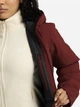Парка демисезонная женская Jack Wolfskin Heidelstein 2 Ins Jkt W A66376-J0211 L Бордовая (4064886766340) - изображение 5