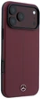 Чохол для смартфона Apple iPhone 17 Pro / 18 Pro Mercedes Leather Semi Wrap Iconic Line MagSafe Burgundy (Mer008834) - зображення 4