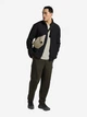 Толстовка флисовая, на молнии мужская Jack Wolfskin Stone Lite Jkt M A64997_6000 L Черная (4064886546423) - изображение 3