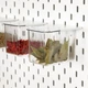 Контейнеры 3 шт для органайзера на доску IKEA SKÅDIS белый 803.359.09 - изображение 2