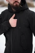 Куртка мужская Softshell Intruder с капюшоном S черная (1590399975) - изображение 2