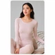 Комплект женского термобелья Cocobread A10 Light pink 2XL хлопок антибактериальная мягкая эластичная - изображение 3
