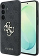 Etui na smartfon Samsung Galaxy S26 FE Guess Embossed 4G Ring Classic Logo MagSafe Black (GUHMS26FEP4MSEGK) - obraz 1
