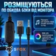 Компьютерная акустика колонка для пк и ноутбука Kisonli X32 RGB, 6 Вт, AUX, USB, LED, черный - изображение 4