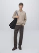 Чоловічий светр Massimo Dutti L бежевий - изображение 3