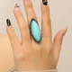 Великий масивний перстень з бірюзою, говлітом, 17, 2398 - зображення 1