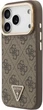 Etui na smartfon Apple iPhone 18 Pro/17 Pro Guess 4G PU Triangle Logo & Stand Camera Magsafe Brown (GUHMP18LPCS4GPTW) - obraz 2