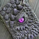 Подарочный блокнот ручной работы Око дракона - Аметистовая ночь с 3D-обложкой - изображение 2