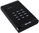 Dysk twardy iStorage diskAshur3 1TB 2.5" USB 3.2 External Black (IS-DA3-256-1000-B) - obraz 3