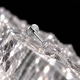 Сережка-лабрет для пірсингу Asteel 19712 срібляста, длина 8 мм, камень 2 мм - изображение 1