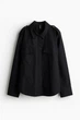 Сорочка жіноча H&M 061241170_black XS Чорна (6666000381903) - изображение 4