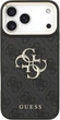 Etui na smartfon Apple iPhone 18 Pro/17 Pro Guess 4G Big 4G Classic Logo Big Strap Metal Buttons Black (GUHCP18LP4G4BCSK) - obraz 2