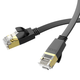 Кабель сетевой патч-корд 10м Gigabit Ethernet RJ45 чистая медь Hoco US07 черный - изображение 5
