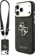 Etui na smartfon Apple iPhone 18 Pro Max/17 Pro Max Guess 4G Big 4G Classic Logo Big Strap Metal Buttons Black (GUHCP18XP4G4BCSK) - obraz 1