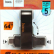 Флешка USB 64Gb USB3.2 Type-C Скоростная Hoco UD15 - изображение 2