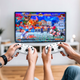 Игровая консоль с двумя беспроводными геймпадами 2.4G для ПК Hoco GA31 Белый - изображение 8