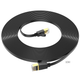 Кабель сетевой патч-корд 10м Gigabit Ethernet RJ45 чистая медь Hoco US07 черный - изображение 1