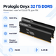 Оперативная память Prologix Onyx 32 ГБ 2x16 ГБ DDR5 5600 МГц CL38 Black (PRO32GB5600YB5K) - изображение 1