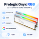 Оперативная память Prologix Onyx RGB 32 ГБ 2x16 ГБ DDR5 5600 МГц CL38 White (PRO32GB5600YWR5K) - изображение 1