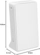 Маршрутизатор Mercusys MB110 / 4G / 2.4 ГГц Білий (102471440) - Уцінка - зображення 2