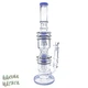 Стеклянный бонг для курения Octopus 51 см Blue с 2 перколяторами - изображение 7