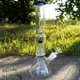 Стеклянный бонг курительный Beaker Dome Matrix 32 см Blue с перколятором - изображение 2