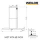 Вытяжка WEILOR MIST WTX 68 INOX - изображение 19