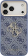 Etui na smartfon Apple iPhone 18 Pro Max/17 Pro Max Guess 4G Big 4G Classic Logo Big Strap Metal Buttons Blue (GUHCP18XP4G4BCSB) - obraz 2