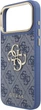Etui na smartfon Apple iPhone 18 Pro Max/17 Pro Max Guess 4G Big 4G Classic Logo Big Strap Metal Buttons Blue (GUHCP18XP4G4BCSB) - obraz 6