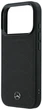 Чохол для смартфона Apple iPhone 17 Pro Max / 18 Pro Max Mercedes Leather Mesh with Bow Line MagSafe Black (Mer008872) - зображення 6
