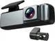 Компактный Wi-Fi видеорегистратор Dash Cam V8 Hidden Car Camcorder с дополнительной камерой, Ночной режим Super Night Vision + карта 32GB Черный - изображение 1