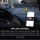 Компактный Wi-Fi видеорегистратор Dash Cam V8 Hidden Car Camcorder с дополнительной камерой, Ночной режим Super Night Vision + карта 32GB Черный - изображение 2