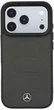 Чохол для смартфона Apple iPhone 17 Pro / 18 Pro Mercedes Leather Mesh with Bow Line MagSafe Anthracite (Mer008913) - зображення 3