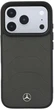 Чохол для смартфона Apple iPhone 17 Pro Max / 18 Pro Max Mercedes Leather Mesh with Bow Line MagSafe Anthracite (Mer008914) - зображення 3