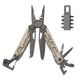 Мультитул 25-в-1 Multitool Pliers карманный туристический с плоскогубцами ножом кусачками отвертками битами и чехлом, песочно-бежевый - изображение 15