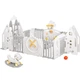 Манеж для детей Mealux Forto Grey (арт. KD-C051 Grey/White) - изображение 1
