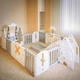 Манеж для детей Mealux Forto Grey (арт. KD-C051 Grey/White) - изображение 2