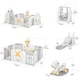 Манеж для детей Mealux Forto Grey (арт. KD-C051 Grey/White) - изображение 3