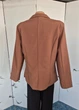 Жакет жіночий на один гудзик однотонний G&N Коричневий 22099 2XL (укр 52-54) - зображення 6