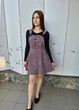 Сарафан женский в белые цветочки джинсовый G&N Бордовый 14454 M (укр 44-46) - изображение 6