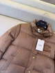 Женская пуховая куртка Celine светло-коричневая короткая зимняя, S - изображение 5