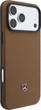 Etui-portfel na smartfon Apple iPhone 18 Pro Max/17 Pro Max Mercedes-Benz Grill Pattern Leather MagSafe Camel (MEHMBWP18X25PWPCA) - obraz 5