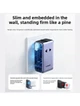 Универсальное дорожное зарядное устройство UGREEN S534 GaNInfinity™ 45W с 2 портами USB 2 разъемами Type-C и 2 розетками переменного тока для вилок США, ЕС, Великобритании и Австралии Grey (85779) - изображение 3