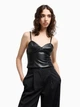 Топ жіночий Armani Exchange 233126033 XS Чорний (1162908516) - зображення 1
