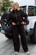 Костюм Jadone Fashion Дейси S-M коричневый - изображение 6