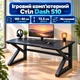 Игровой компьютерный стол геймерский 100×60×72,5 см Черный (md-17918) - изображение 2