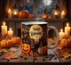 Чашка на Хелловін Halloween 330 мл Chaban_Souvenir — керамічна кружка з принтом відьма, гарбуз, привид, подарунок дівчині та хлопцю WH040 - зображення 3